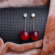 "Radiant Sparkle American Diamond Drop Earrings" - Image 3